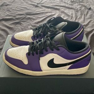 Air Jordan retro 1 court purple